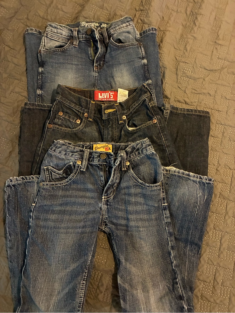 Levi's & Wrangler kids boy  Blue Denim Jeans - Classic Casual Styles